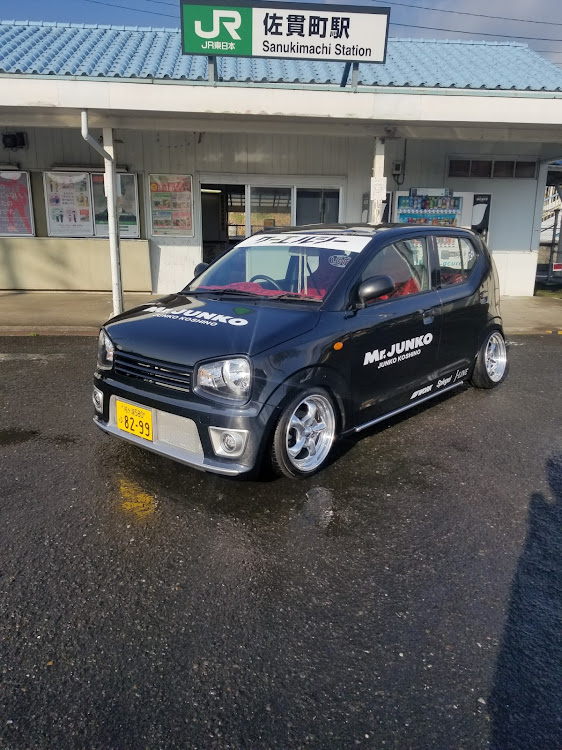 アルトのKLC・シュピーゲル・桜とコラボ・シラドMK-2・昭和スタイルに関するカスタム事例の投稿画像1枚目