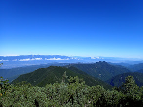 小黒山方面（右に二児山）