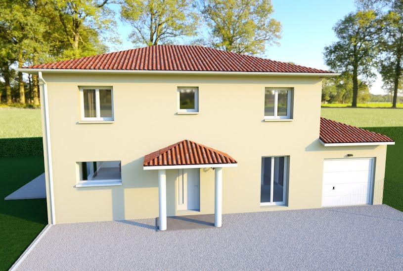  Vente Terrain + Maison - Terrain : 800m² - Maison : 130m² à Montrevel-en-Bresse (01340) 