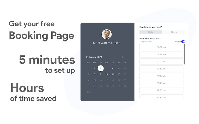 Koalendar: Free Appointment Booking Software chrome extension