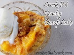 Crock Pot Peachy Dump Cake - Recipes That Crock! was pinched from <a href="http://recipesthatcrock.com/crock-pot-peachy-dump-cake/" target="_blank">recipesthatcrock.com.</a>