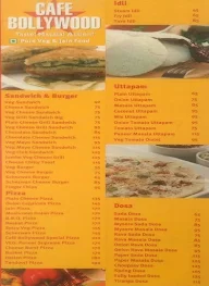 Cafe Bollywood menu 2