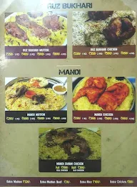 Afghani kebab express menu 2