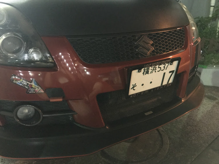 スイフトスポーツのナンバーステー取り付け・T.S FACTORY・こんな時間にごめんなさい🙇‍♂️に関するカスタム事例の投稿画像8枚目