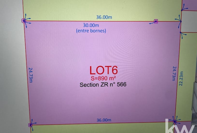  Vente Terrain à bâtir - 890m² à Aiguillon (47190) 