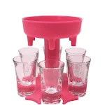 4pcs Pink plus 6cups
