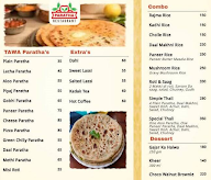 Parathe Wala menu 1