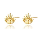 Stud Earrings Gold