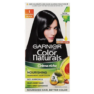 Garnier Color Naturals Cream - 1 Natural Black - 4*50 gm