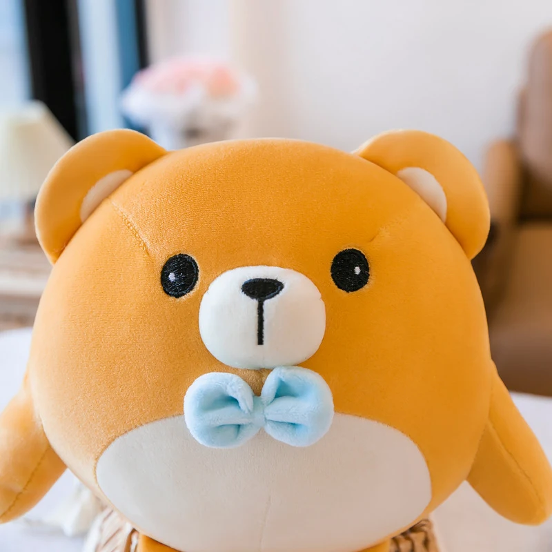 Morbido Peluche Cuscino Orsetto Per Bambini Un Regalo Perfetto Per Neonati e Bambini Soffice e Coccoloso Ideale Per Dormire Giocare e Decorare