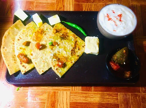 Aloo Achari Stuffed Paratha