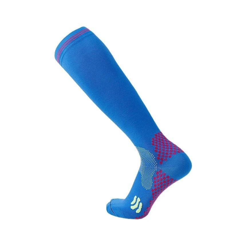 Nylon Men's and Women's Sports Muscle Strength Outdoor Football Compression Socks enhance performance, support muscles, 