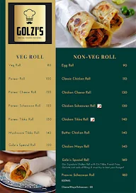 Golzi's menu 1