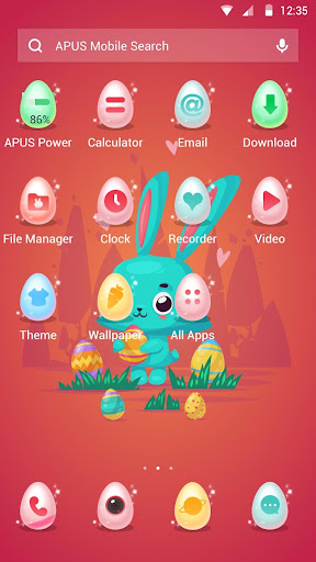 Easter-APUS Launcher theme