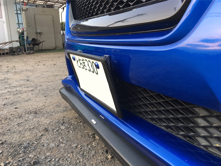 WRX STIのナンバーフレーム・DIYに関するカスタム事例の投稿画像7枚目