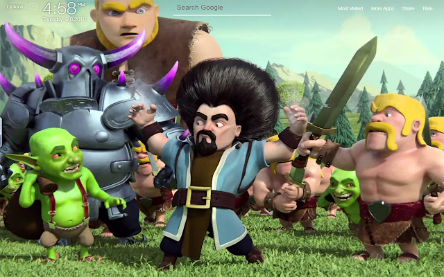 Clash Of Clans Wallpapers FullHD New Tab