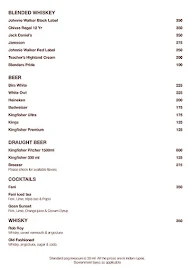 Kava menu 1