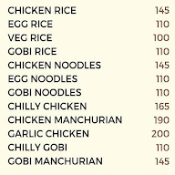 Sharllotte Chettinad Hotel menu 1