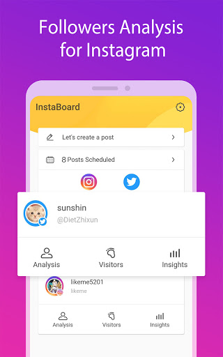 Followers  Unfollowers for Instagram  InstaBoard