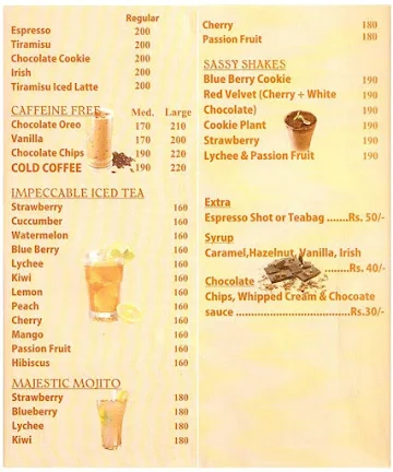 Laborum Cafe menu 