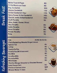 Blue Bird Restaurant menu 1