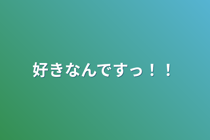 「好きなんですっ！！」のメインビジュアル