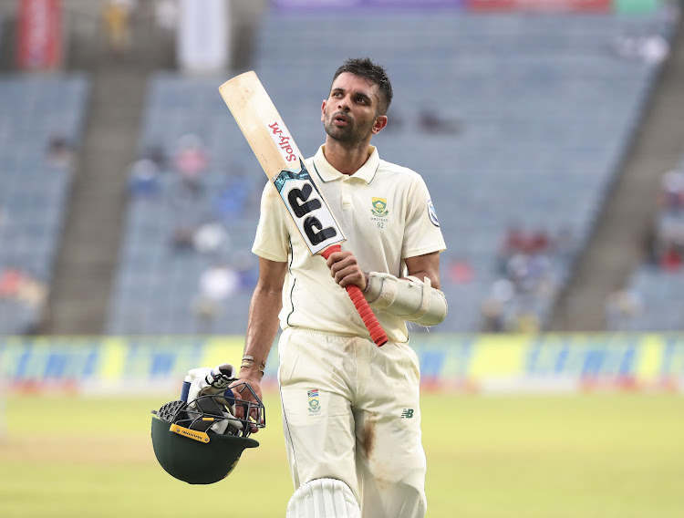 Keshav Maharaj scored his first half-century in his Test career.