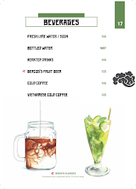 Bercos menu 1