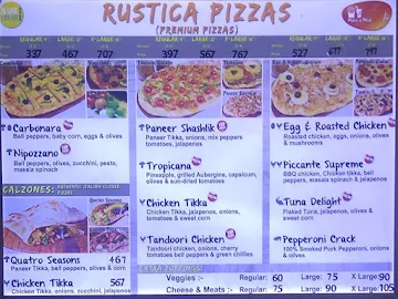Pizzoccheri menu 