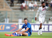 Bradley Grobler of Supersport United is bummed out after missing a penalty in the DStv Premiership match against Swallows FC at Lucas Moripe Stadium in Pretoria on October 30 2022.