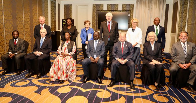 Azimio Presidential candidate Raila Odinga & Deputy President candidate Martha Karua meet Senator Chris Coons-led US delegation and discussed shared democratic values.