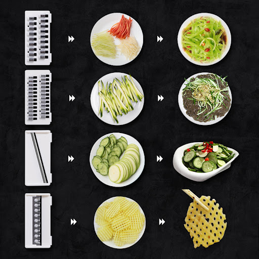 Title 2, Multifunctionele groentesnijder, fruit- en aard...