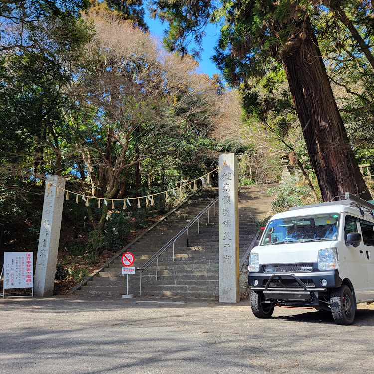 エブリイバンの柞原八幡宮・神社巡り・別府・刺身に関するカスタム事例の投稿画像1枚目