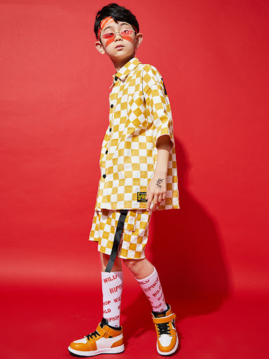Title 2, Childrens Short Sleeved Hip-Hop Suit Boys Kore...