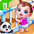 Panda Games: Baby Girls Care icon