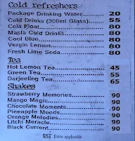 Coffee menu 7