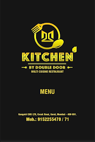 Kitchen By Double Door menu 1