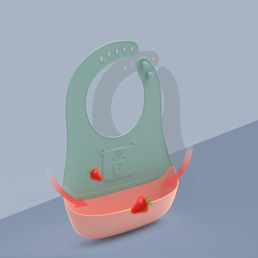 Title 1, Waterproof super soft meal pocket bib for child...