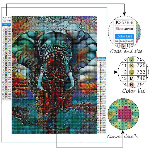 Title 7, Home Simple Animal Tiger Diamond Painting Cross...