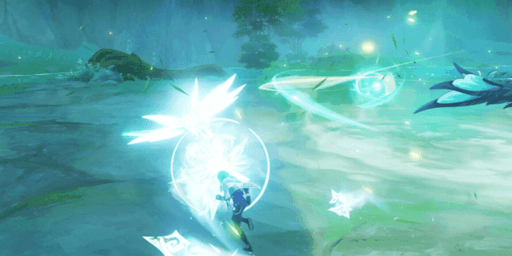 風元素の力を溜めだしたら反応を狙う