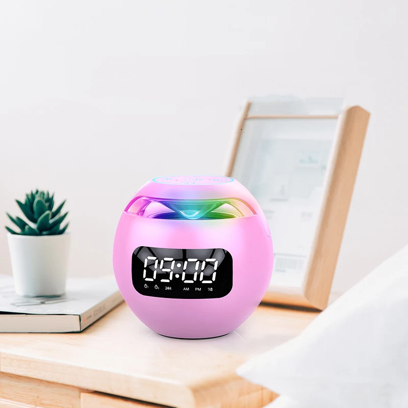 Altavoz Bluetooth Dazzle Colour Mini Ball Card, pequeño y portátil, con sonido nítido y ranura para tarjeta, ideal para música en cualquier lugar