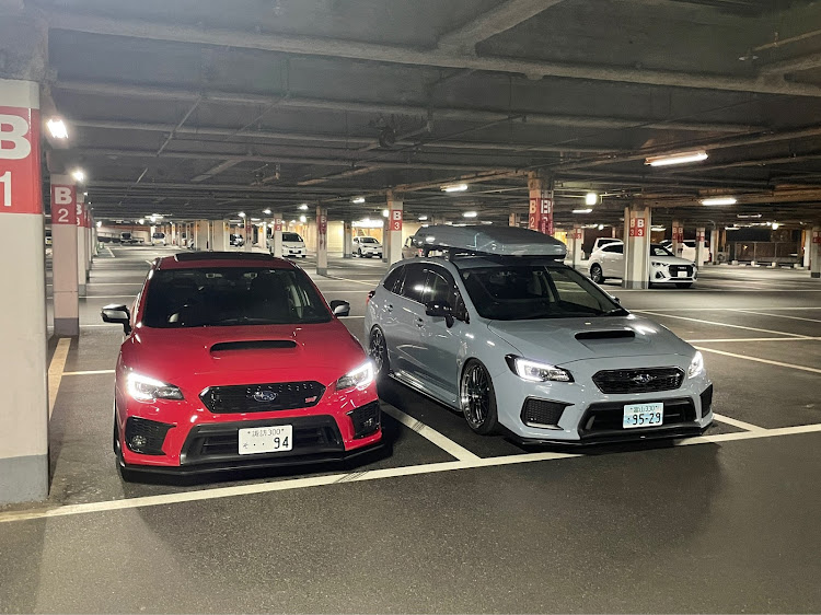 レヴォーグのクールグレーカーキ・BBS LM・パックラインに関するカスタム事例の投稿画像2枚目
