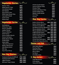 Sardar Ji Tandoori Junction menu 1