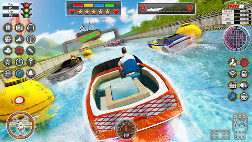 Screenshot Speed Boat Racing: Boat games