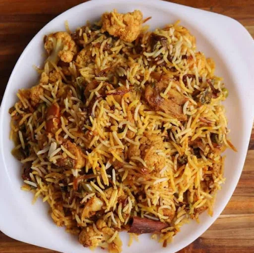 Hyderabadi Soya Chaap Biryani