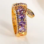 Gold Purple Diamond