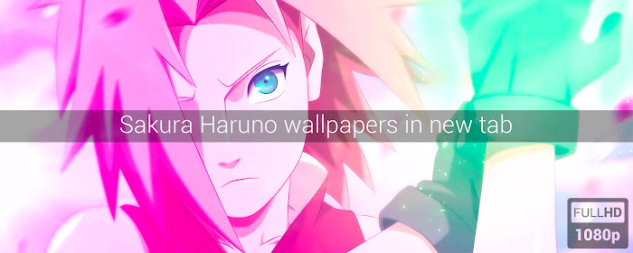 Sakura Haruno / Naruto Wallpapers New Tab marquee promo image