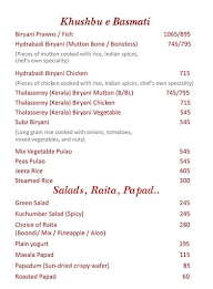 Swagath menu 6