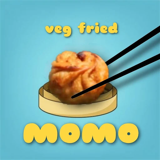 Fried Veg Momo (6 Pcs)