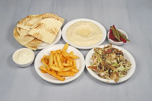 Hummus With Chicken Platter